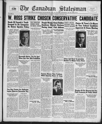 Canadian Statesman (Bowmanville, ON), 29 Jun 1939