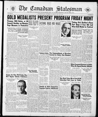 Canadian Statesman (Bowmanville, ON), 9 May 1940