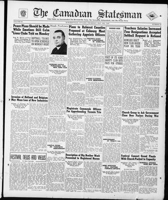 Canadian Statesman (Bowmanville, ON), 16 May 1940