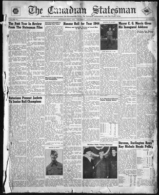 Canadian Statesman (Bowmanville, ON), 4 Jan 1945