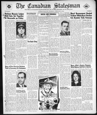 Canadian Statesman (Bowmanville, ON), 21 Feb 1946