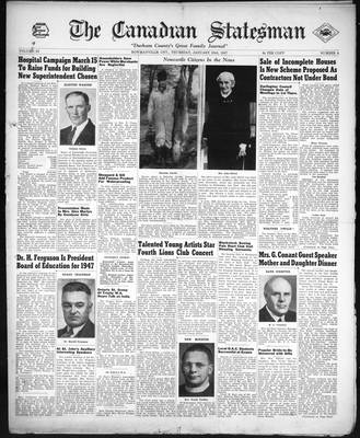 Canadian Statesman (Bowmanville, ON), 23 Jan 1947