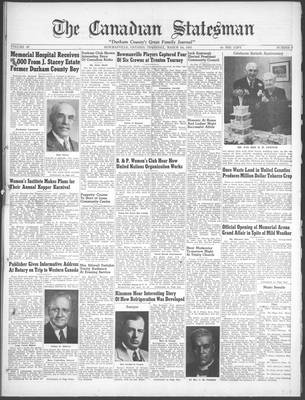 Canadian Statesman (Bowmanville, ON), 1 Mar 1951