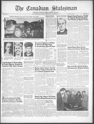 Canadian Statesman (Bowmanville, ON), 22 Mar 1951