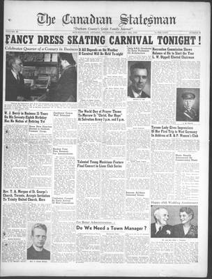 Canadian Statesman (Bowmanville, ON), 28 Feb 1952