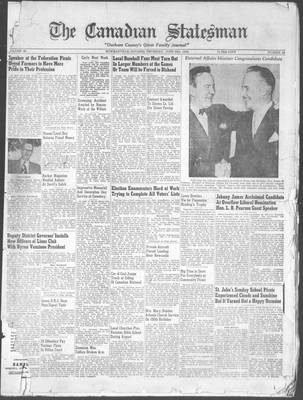 Canadian Statesman (Bowmanville, ON), 25 Jun 1953