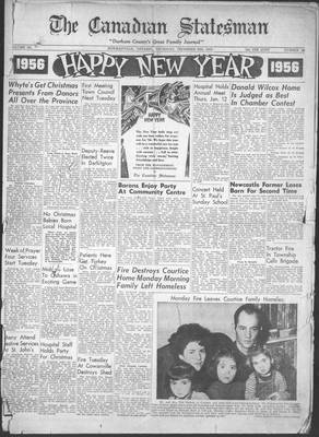 Canadian Statesman (Bowmanville, ON), 29 Dec 1955