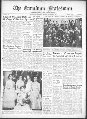 Canadian Statesman (Bowmanville, ON), 29 Mar 1956