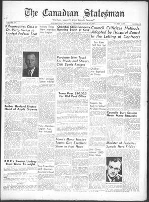 Canadian Statesman (Bowmanville, ON), 7 Mar 1957