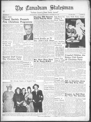 Canadian Statesman (Bowmanville, ON), 19 Dec 1957