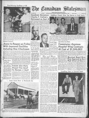 Canadian Statesman (Bowmanville, ON), 1 Sep 1960