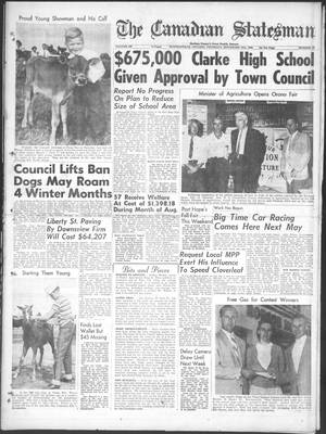 Canadian Statesman (Bowmanville, ON), 15 Sep 1960