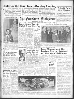 Canadian Statesman (Bowmanville, ON), 13 Oct 1960