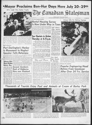 Canadian Statesman (Bowmanville, ON), 19 Jul 1961