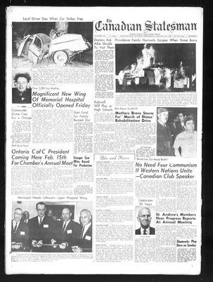 Canadian Statesman (Bowmanville, ON), 31 Jan 1962