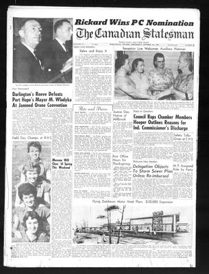 Canadian Statesman (Bowmanville, ON), 3 Oct 1962