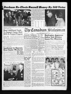 Canadian Statesman (Bowmanville, ON), 10 Apr 1963