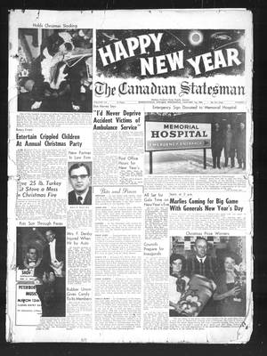 Canadian Statesman (Bowmanville, ON), 1 Jan 1964