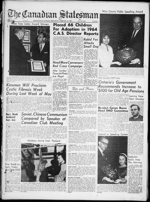 Canadian Statesman (Bowmanville, ON), 24 Feb 1965