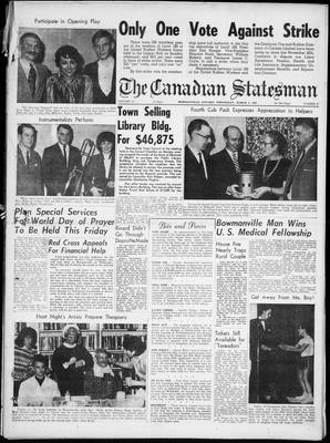 Canadian Statesman (Bowmanville, ON), 3 Mar 1965