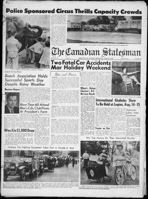 Canadian Statesman (Bowmanville, ON), 4 Aug 1965