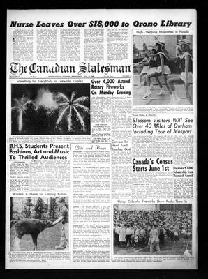 Canadian Statesman (Bowmanville, ON), 25 May 1966