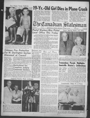 Canadian Statesman (Bowmanville, ON), 23 Aug 1967