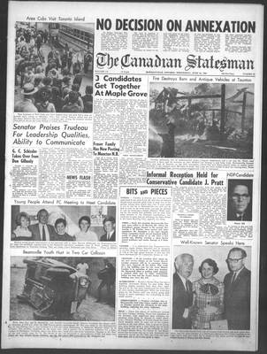 Canadian Statesman (Bowmanville, ON), 19 Jun 1968