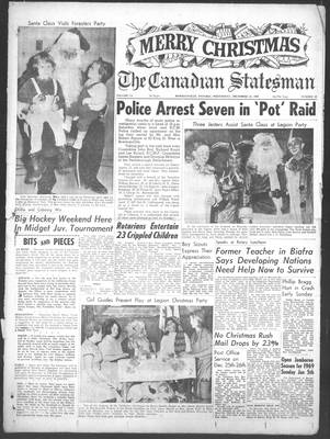 Canadian Statesman (Bowmanville, ON), 25 Dec 1968