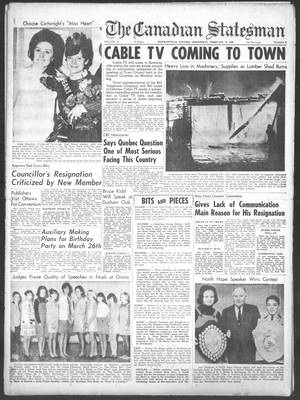 Canadian Statesman (Bowmanville, ON), 19 Feb 1969