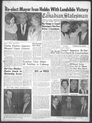 Canadian Statesman (Bowmanville, ON), 3 Dec 1969