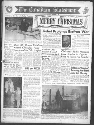 Canadian Statesman (Bowmanville, ON), 24 Dec 1969