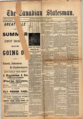 Canadian Statesman (Bowmanville, ON), 13 Aug 1890