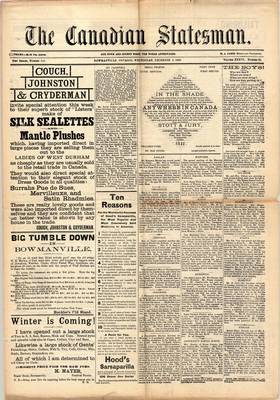 Canadian Statesman (Bowmanville, ON), 3 Dec 1890