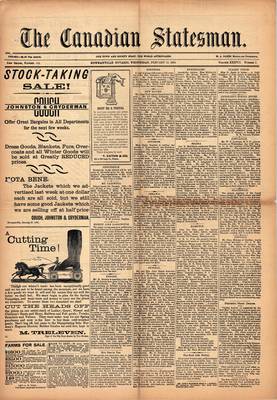 Canadian Statesman (Bowmanville, ON), 11 Feb 1891