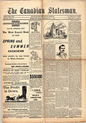 Canadian Statesman (Bowmanville, ON), 6 May 1891