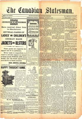 Canadian Statesman (Bowmanville, ON), 23 Sep 1891