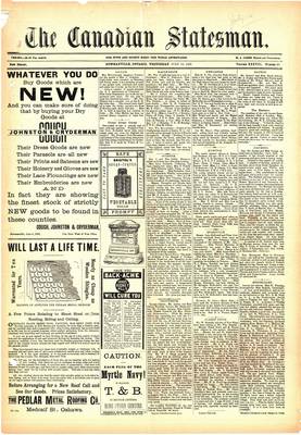 Canadian Statesman (Bowmanville, ON), 13 Jul 1892