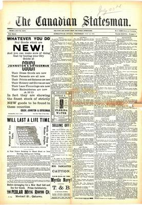 Canadian Statesman (Bowmanville, ON), 20 Jul 1892