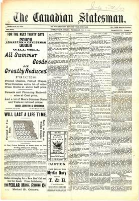 Canadian Statesman (Bowmanville, ON), 27 Jul 1892