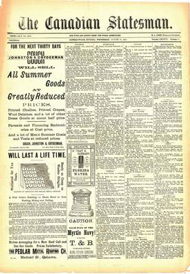 Canadian Statesman (Bowmanville, ON), 10 Aug 1892