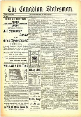 Canadian Statesman (Bowmanville, ON), 7 Sep 1892