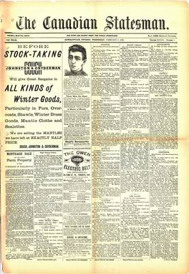 Canadian Statesman (Bowmanville, ON), 8 Feb 1893