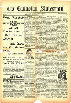 Canadian Statesman (Bowmanville, ON), 24 May 1893