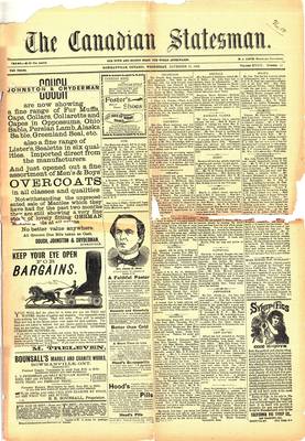 Canadian Statesman (Bowmanville, ON), 15 Nov 1893