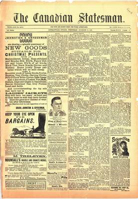 Canadian Statesman (Bowmanville, ON), 13 Dec 1893