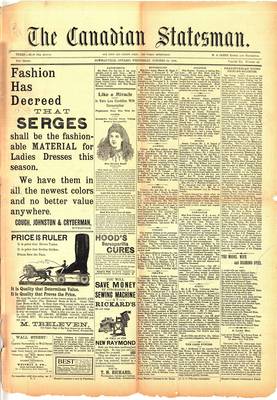 Canadian Statesman (Bowmanville, ON), 24 Oct 1894