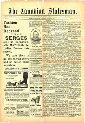 Canadian Statesman (Bowmanville, ON), 31 Oct 1894