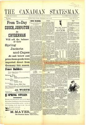 Canadian Statesman (Bowmanville, ON), 29 May 1895