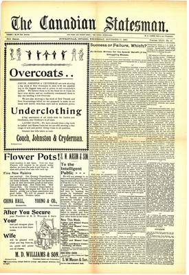 Canadian Statesman (Bowmanville, ON), 17 Nov 1897